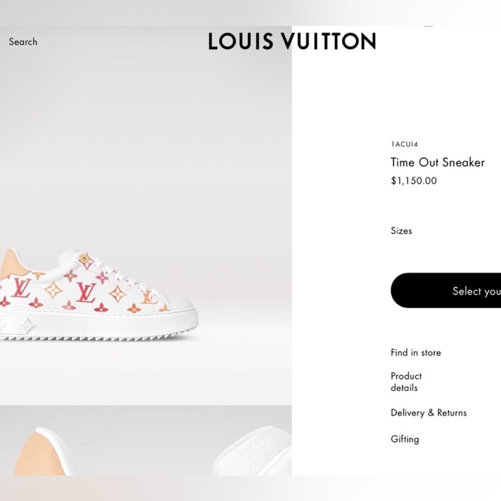 Louis Vuitton Pink and Yellow Time Out By the Pool. Lots of life left - Picture 2 of 16